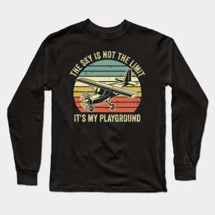 Pilot Funny Aviation Lover Quotes Airplane Enthusiast Long Sleeve T-Shirt